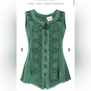 Holy Clothing Trinity Top - Green Medium